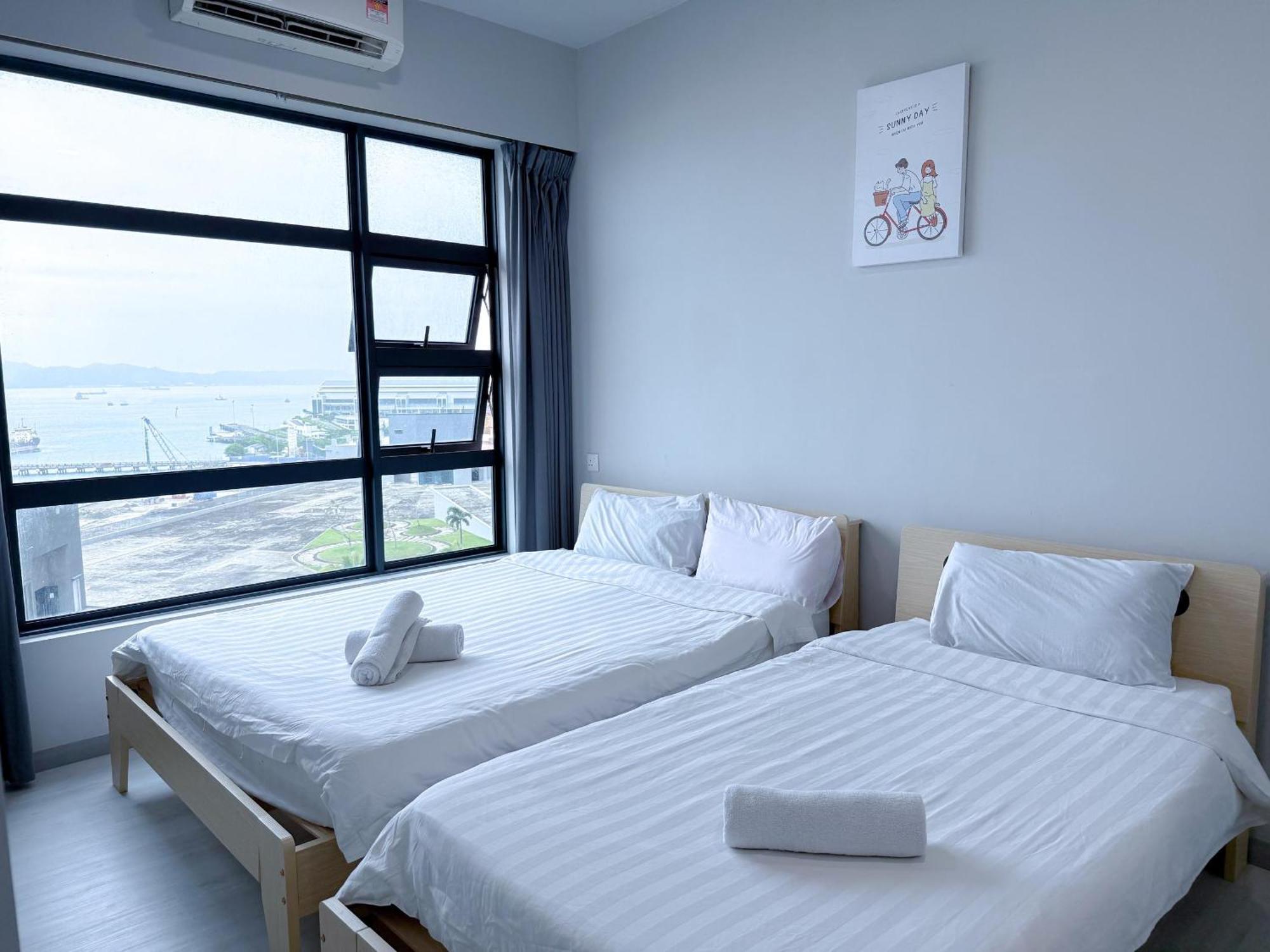 Vv Homestay Jesselton Quay Surla Sabah Mall Kk 亚庇贵赴行馆 コタキナバル エクステリア 写真