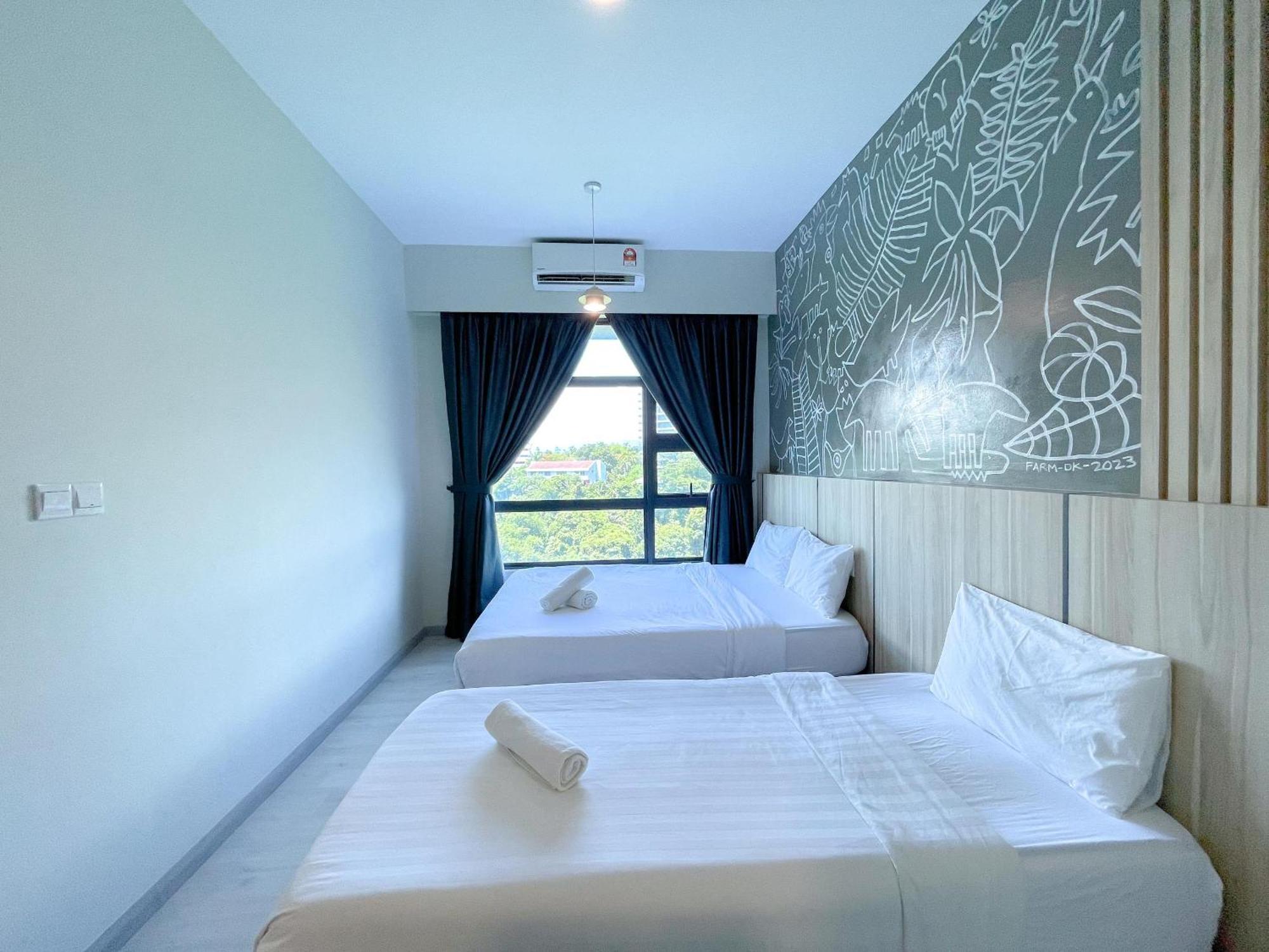 Vv Homestay Jesselton Quay Surla Sabah Mall Kk 亚庇贵赴行馆 コタキナバル エクステリア 写真